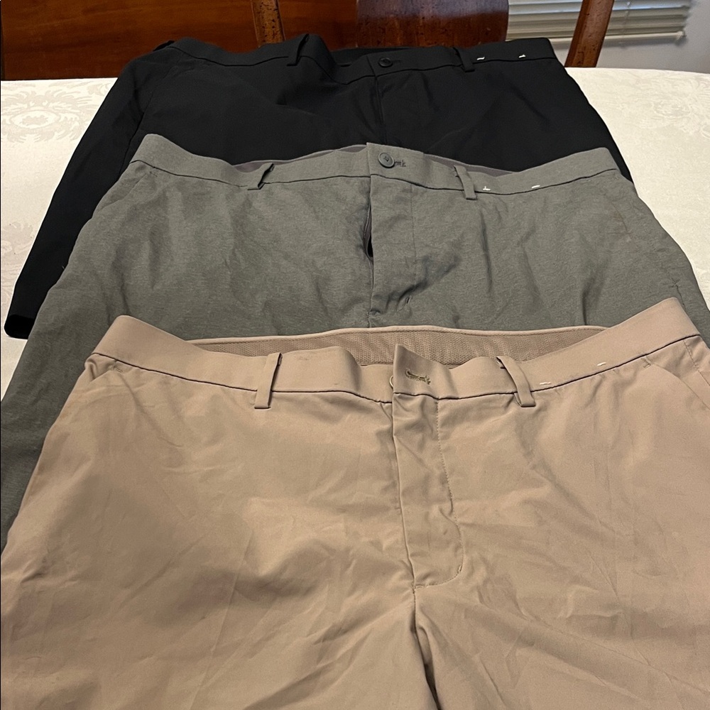 Uniqlo Men's Chinos - Black, Gray, Tan